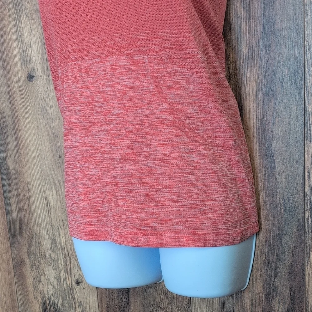 LuLuLemon Pink Active Short Sleeve Red Tee S